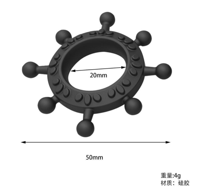 鼎富情趣工厂 DF009 方向盘/六角环/风火轮 锁精环